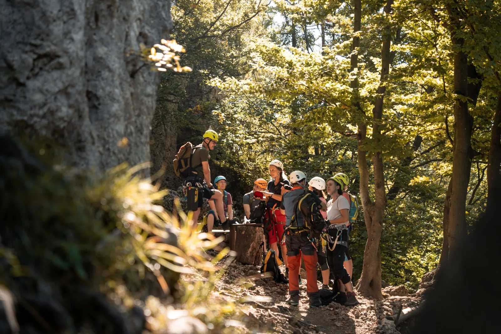 A guided white-water rafting trip organized by an adventure travel company